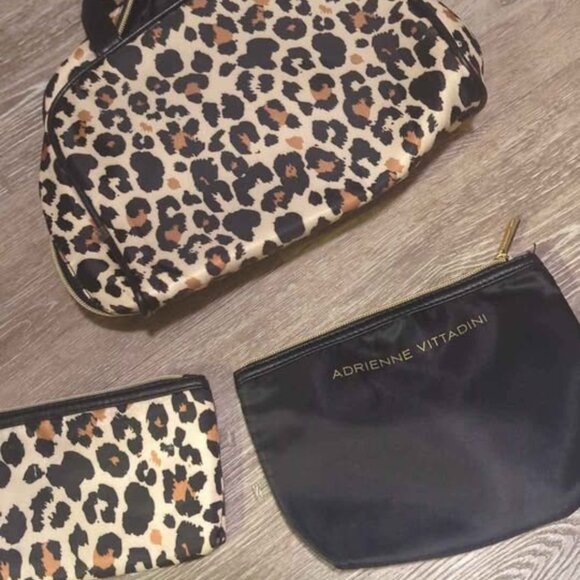 Adrienne vittadini 3 piece make up pouch set - Picture 1 of 4